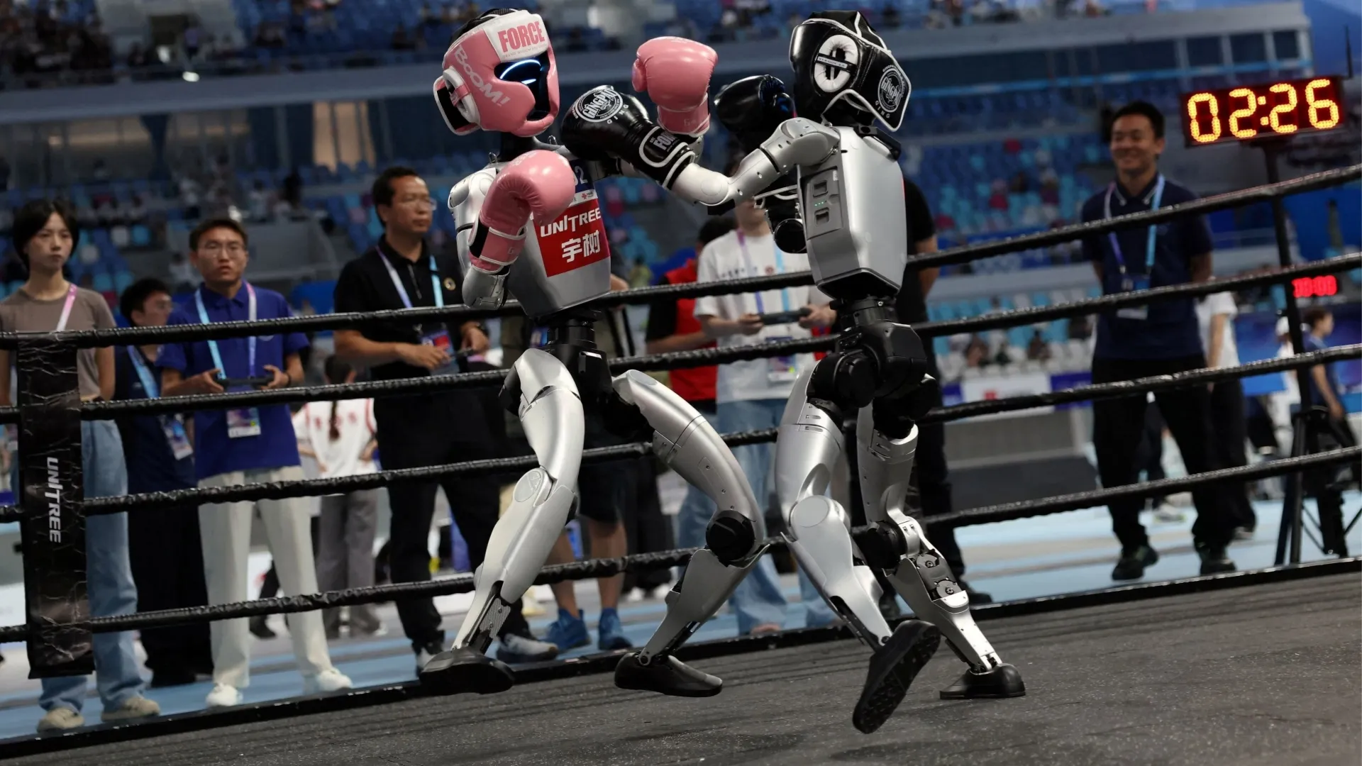 First World Humanoid Robot Games in Beijing, China.